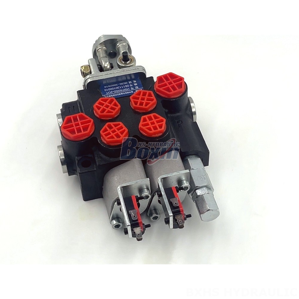 Next-Generation P40 Micro Switch Joystick 2 Spool Monoblock Directional Valve: Driving Hydraulic Advancements detail image